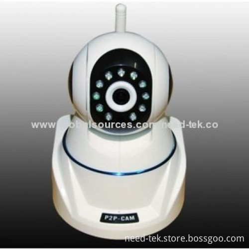 Megapixel Wireless P2P PTZ IP Camera, Home Surveillance MonitorsNew